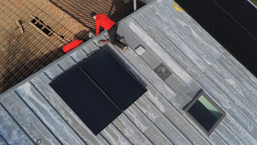 Installation chauffage solaire Anneyron, Drôme