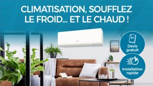 Installation climatisation réversible Anneyron