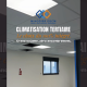 Climatisation industrielle gaine textile et cassettes bureaux Minodier EGCM.