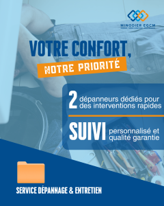 Maintenance et dépannage de panneaux solaires et systèmes thermiques par Minodier EGCM.