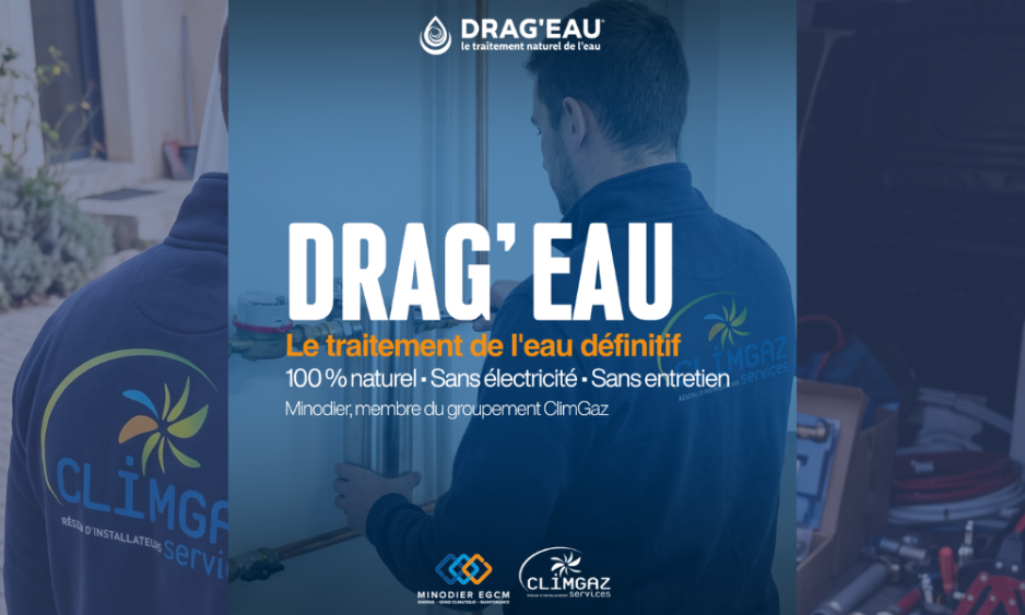 Installation d'un système Drag'eau par l'entreprise Minodier EGCM à Anneyron.